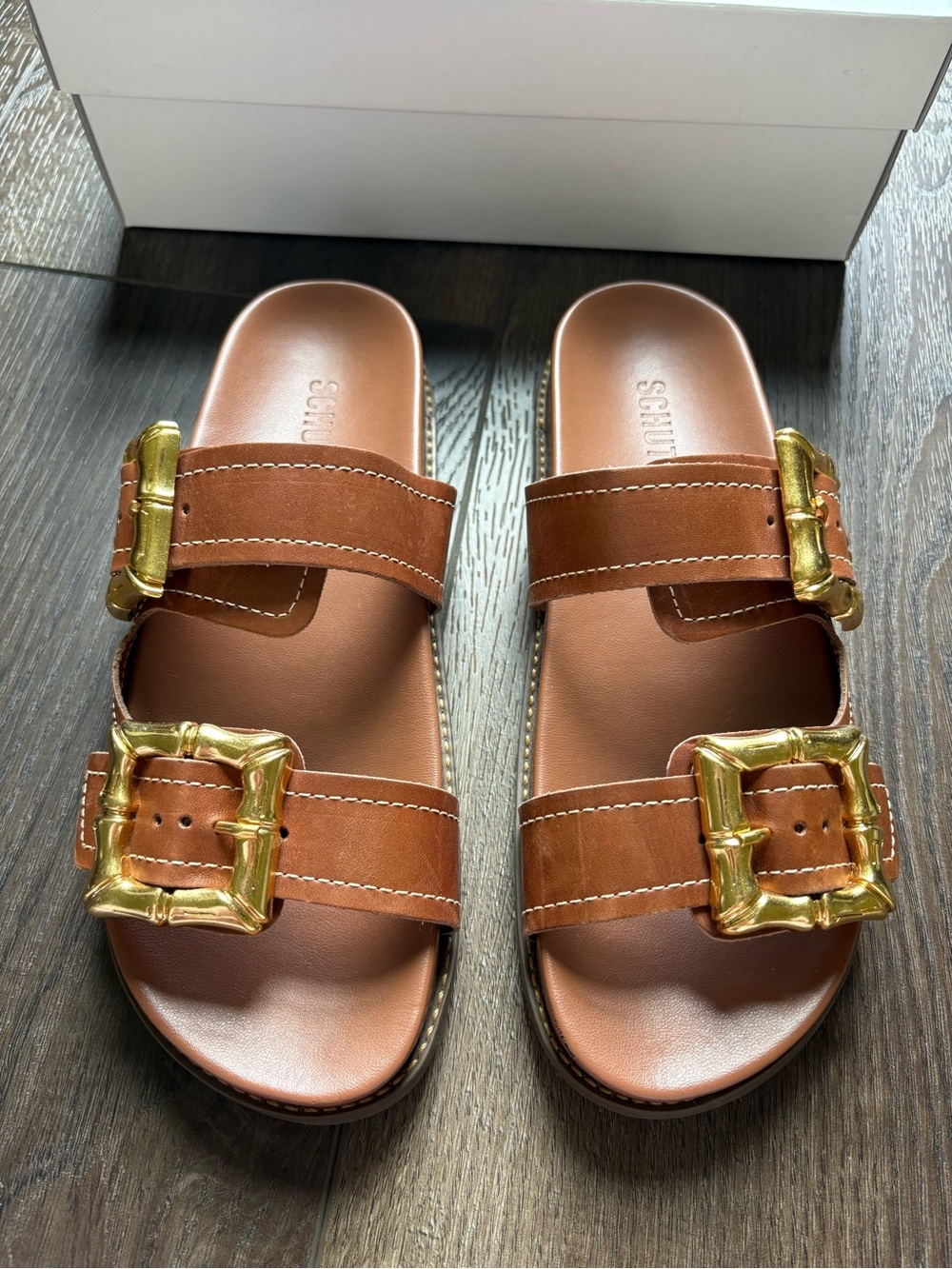Schutz Enola Leather Sandal